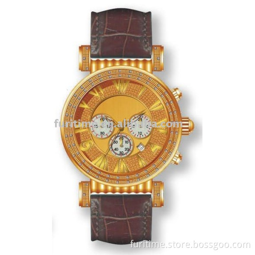 hip hop watches, diamond stainless steel luxury watch